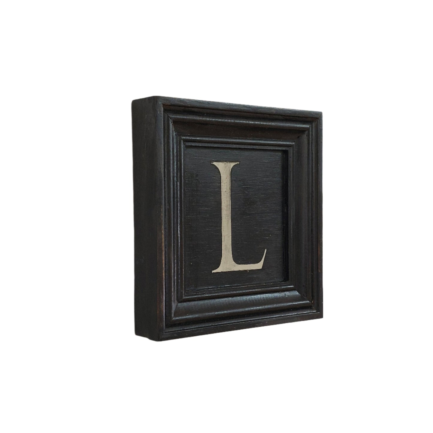 Letter L - White