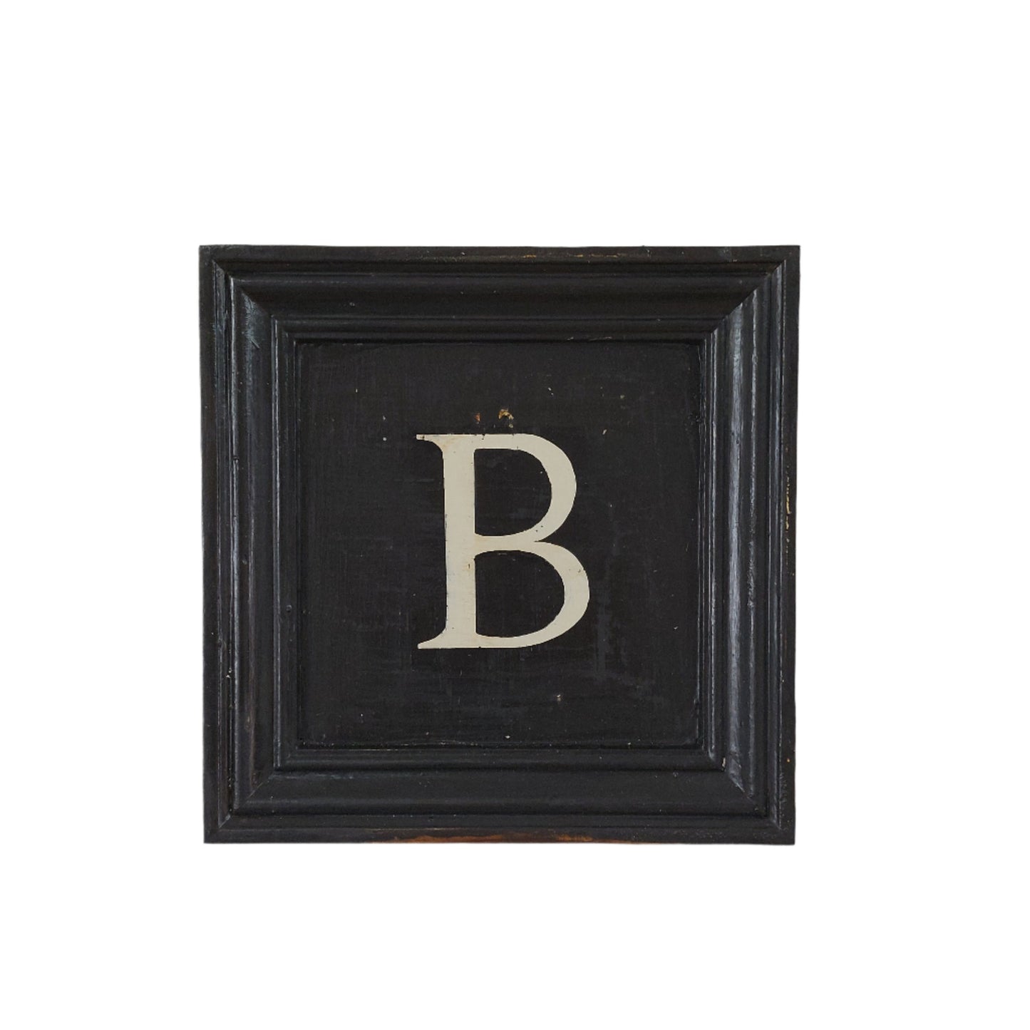 Letter B - White