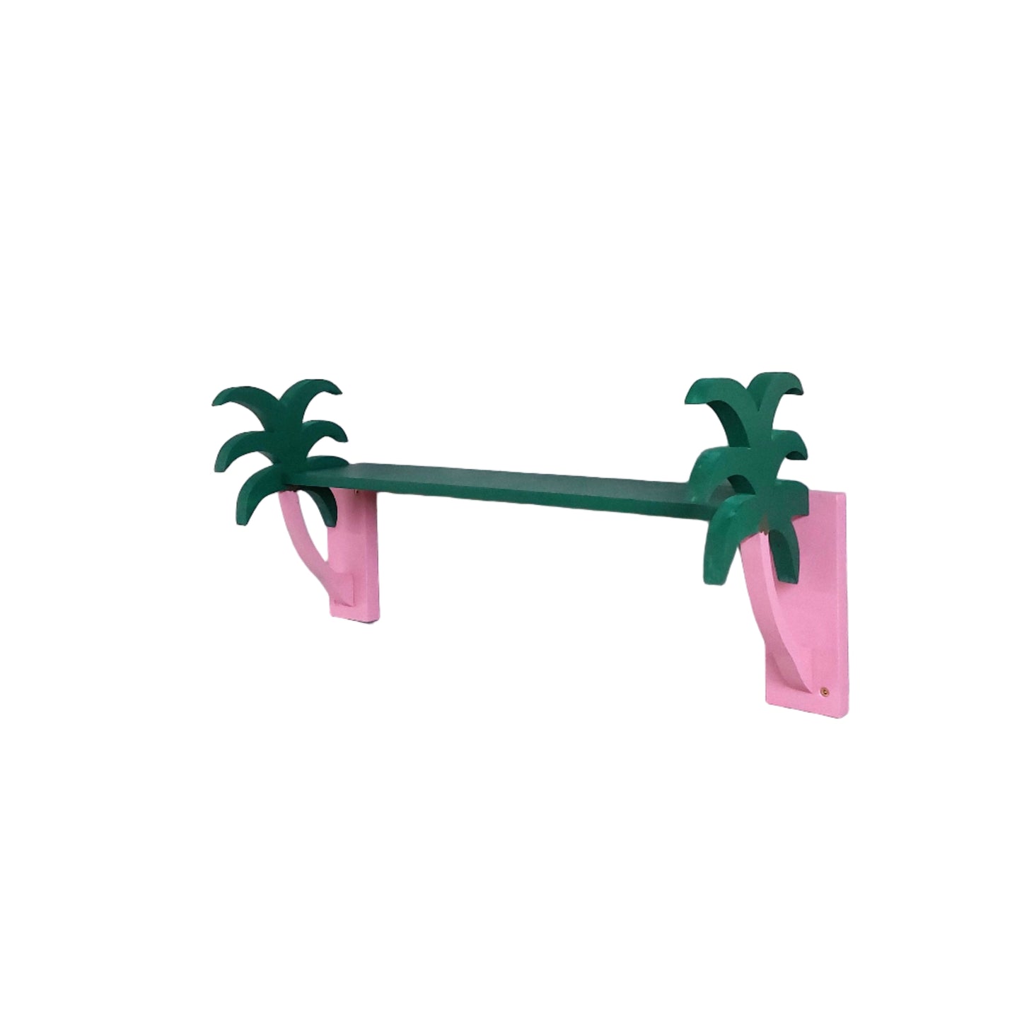 Pink & Green Palm Tree Shelf