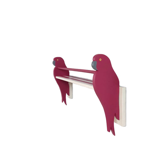 Purple Parrot Bookshelf