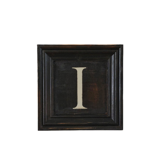 Letter I - White