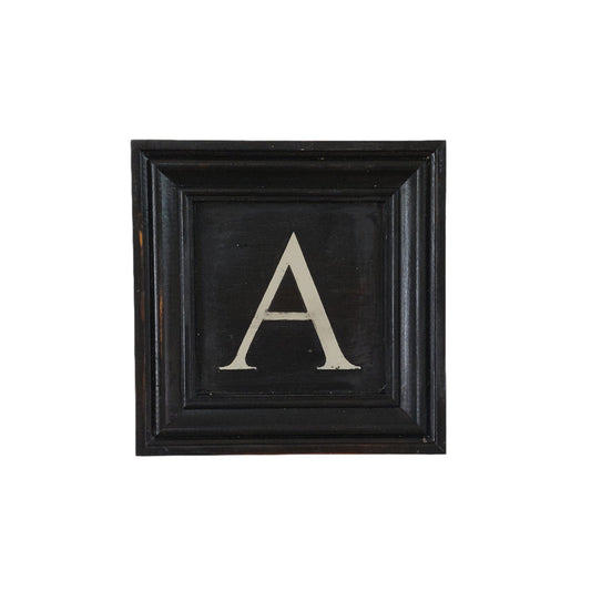 Letter A - White