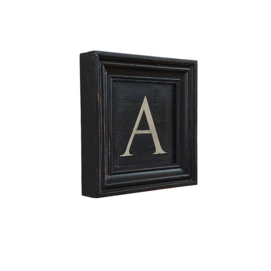 Letter A - White