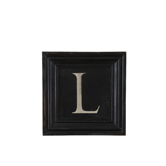 Letter L - White
