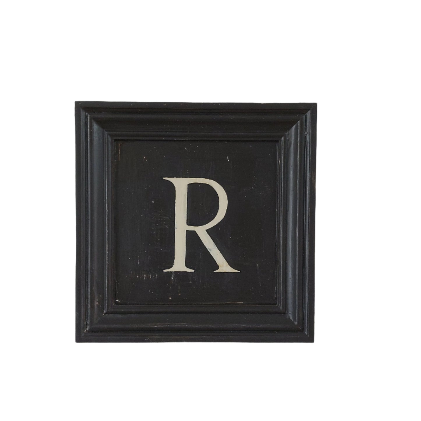 Letter R - White