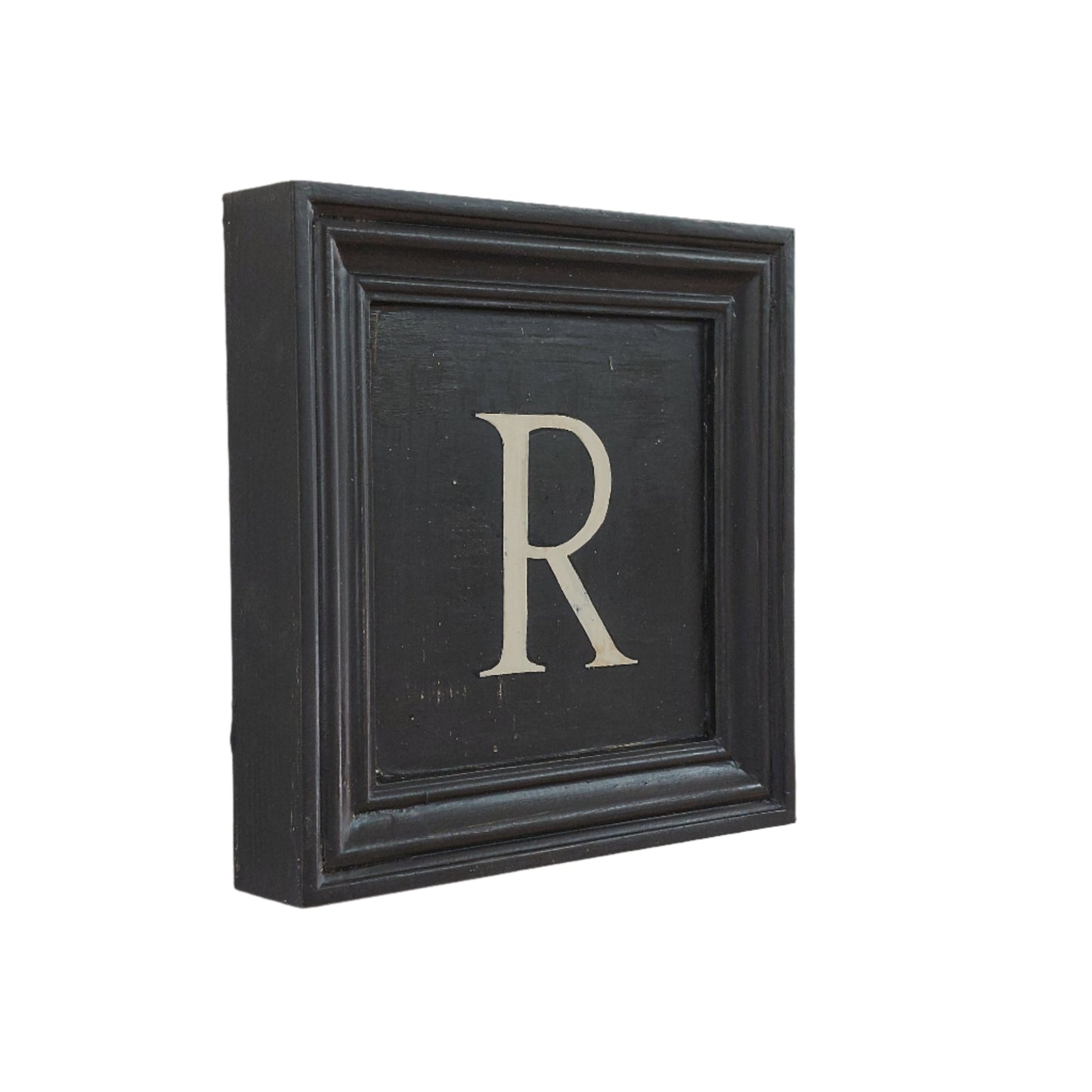Letter R - White