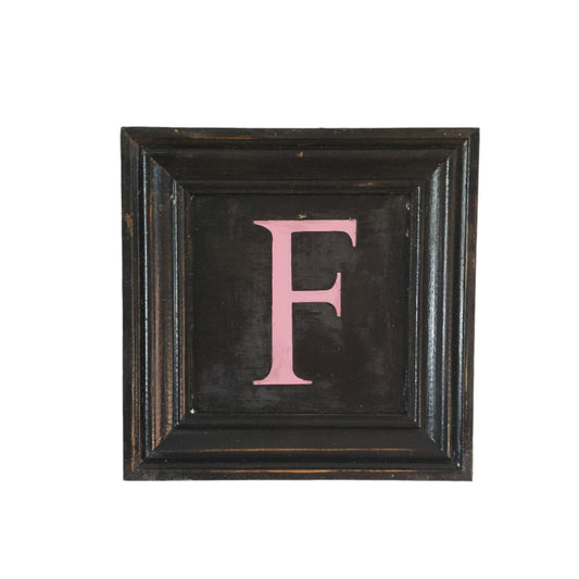 Letter F - Pink