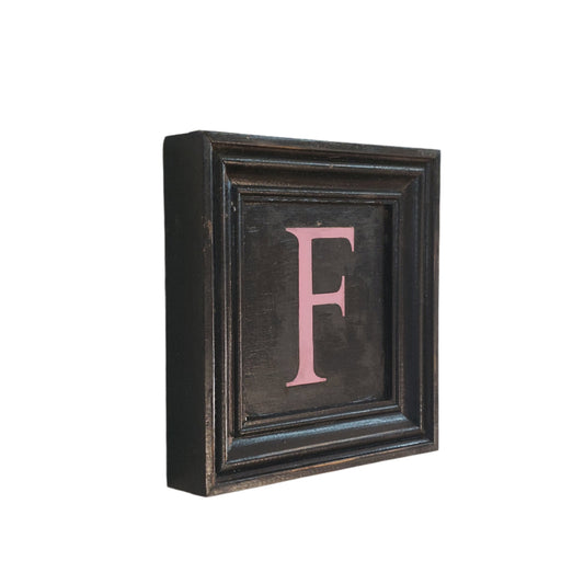 Letter F - Pink