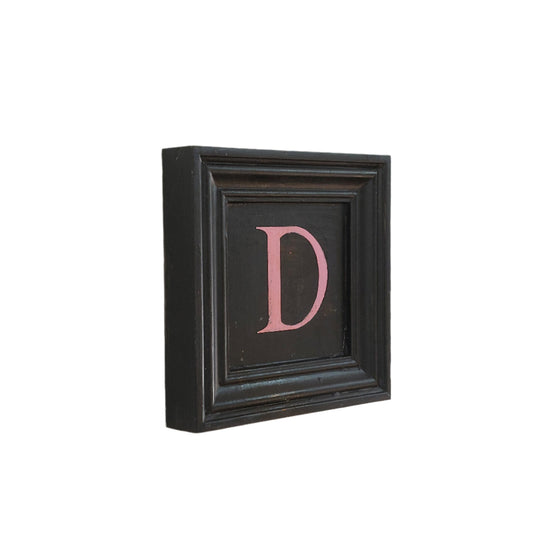 Letter D - Pink