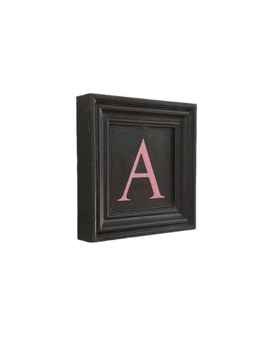 Letter A - Pink