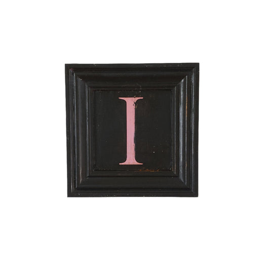 Letter I - Pink
