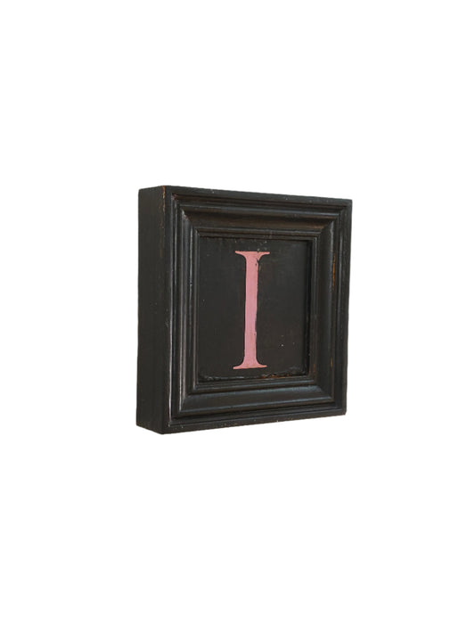 Letter I - Pink