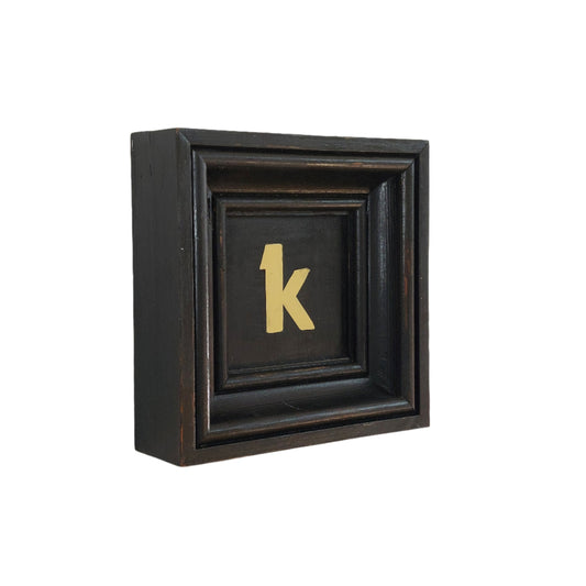 Letter K - Yellow