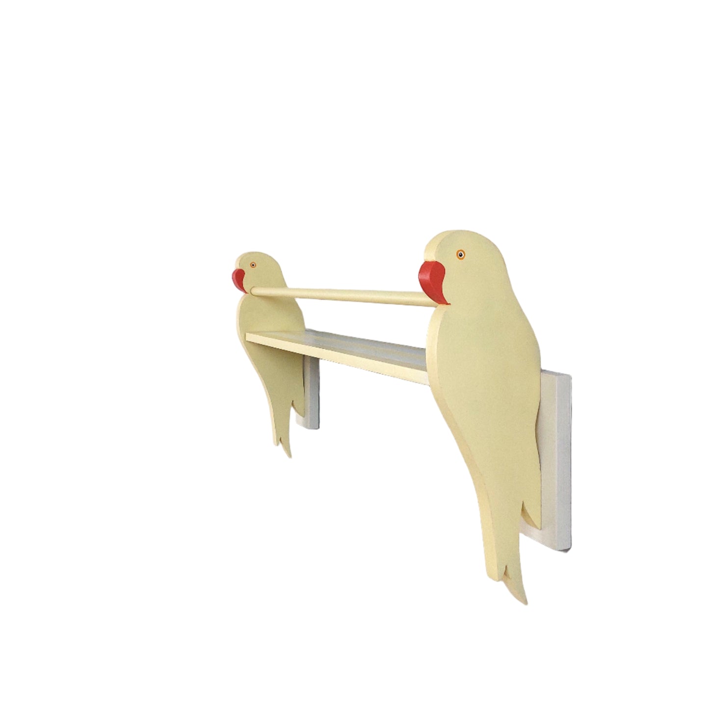 Yellow Parrot Bookshelf