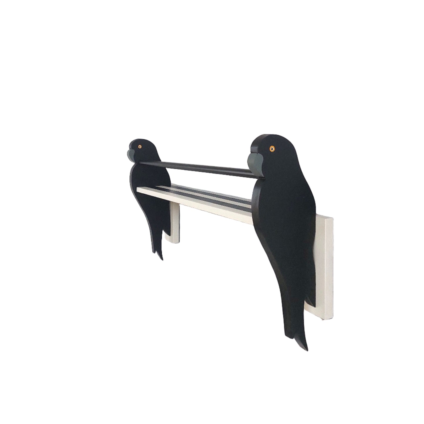 Black Parrot Bookshelf
